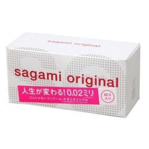 Ультратонкие презервативы Sagami Original 0.02 - 20 шт.